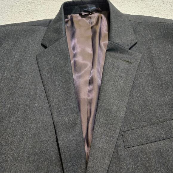 Lauren Ralph Lauren Dark Brown Wool Sports Coat Suit Jacket Men's 44L - Picture 2 of 14